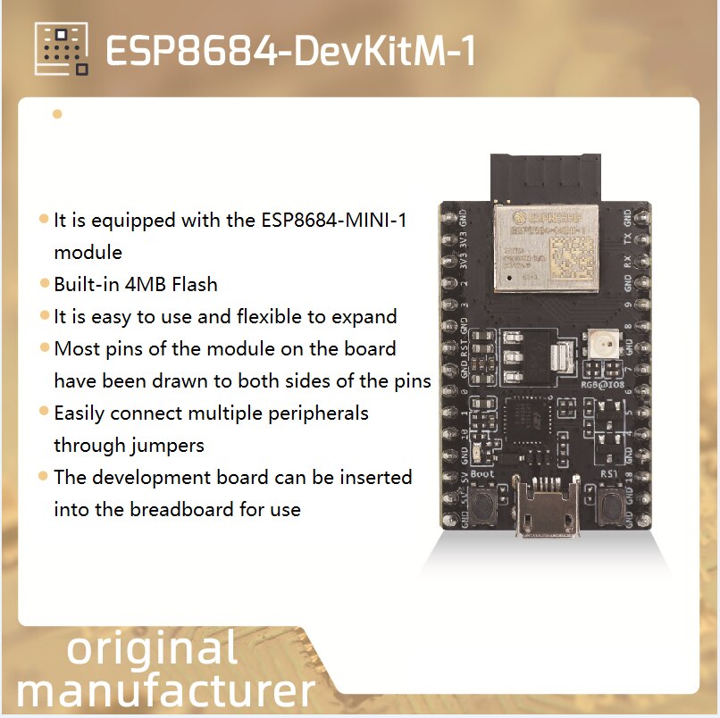 ESP8684-DevKitM-1  ,  ESP8684-MINI-1   